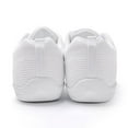 Dynadans School Cheer Shoes Solid White Comfortable Gym Shoes Dance