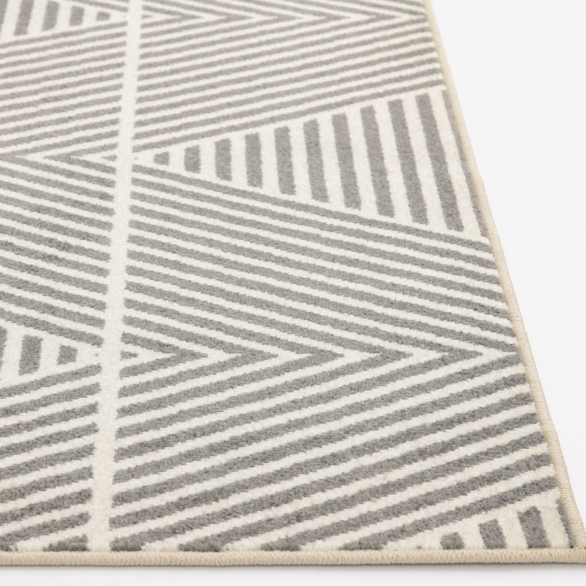 Loomaknoti Terrace Tropic Symenia 9' x 12' Geometric Indoor/Outdoor Area Rug , Gray/White