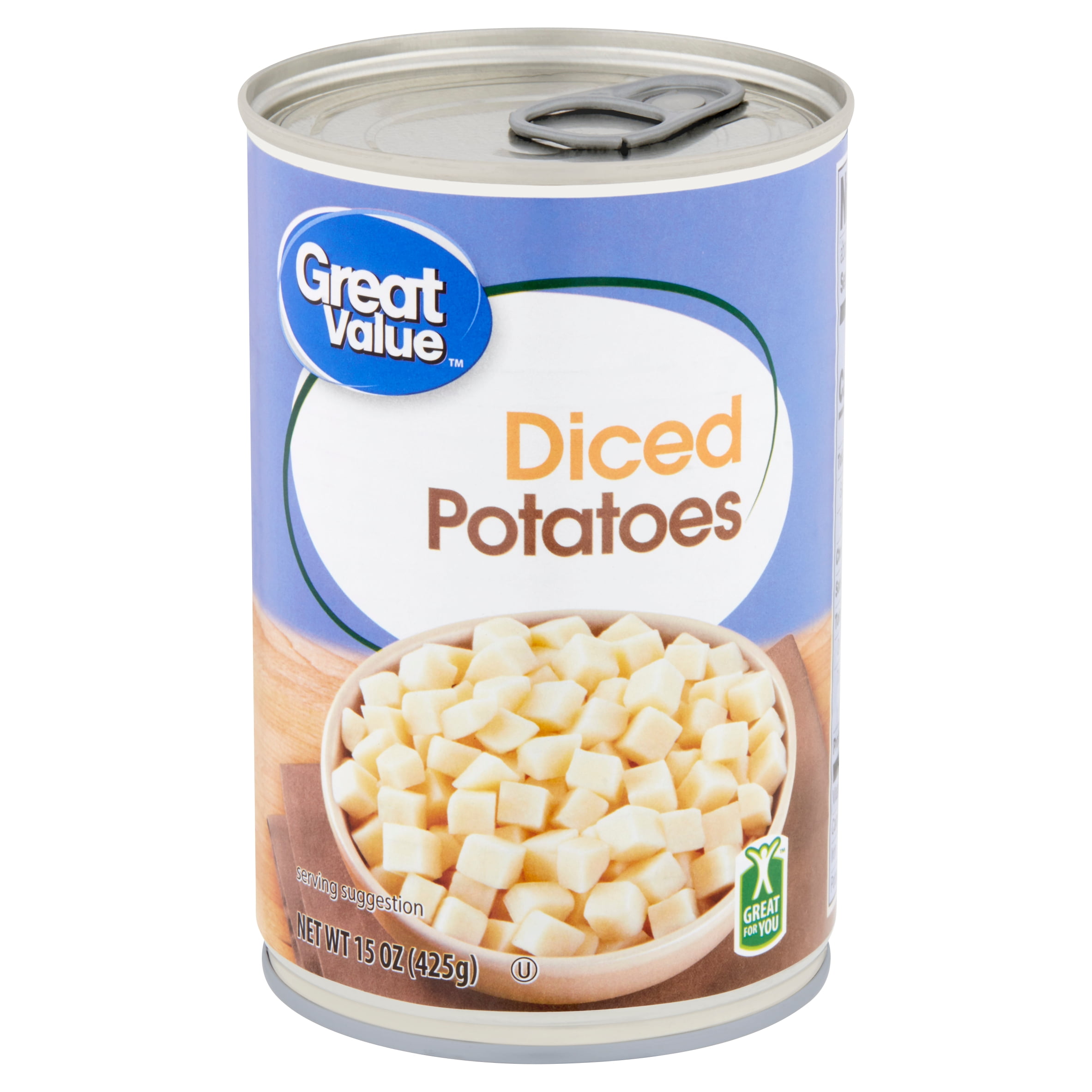 Great Value Diced Potatoes, 15 oz - Walmart.com - Walmart.com