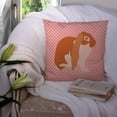 thumbnail image 3 of Animal Art Checkboard Design Fabric Decorative Pillow, 3 of 4