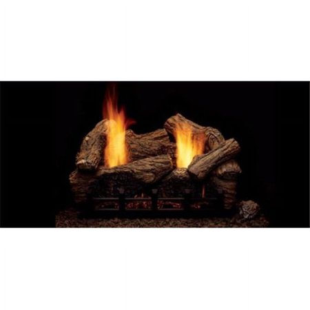 24 in. Refractory Log Set for Natural Blaze VF 24 in. Burner, Highland Oak - 7 Piece