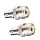 thumbnail image 2 of UHF hembra a BNC hembra Adaptador RF Coaxial Coaxial SO239 Adaptador de conector F / F Adaptador recto 2 Piezas Monstrate EL1437-00, 2 of 2