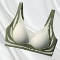 thumbnail image 5 of Nokdvo Womens Caralush Pushup Bra Lushfitting Powerful Push-up Seamless Bra Support Bras for Older Women Lift No Underwire Full Coverage Bra Mint Green XL, 5 of 7