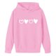thumbnail image 4 of Sudaderas con capucha para niños y niñas, sudaderas casuales de manga larga, lindas sudaderas de gran tamaño con bolsillo de polar, chaquetas para niñas, 4 of 4