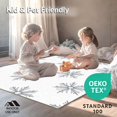 thumbnail image 4 of ODIKA 6'x9' Machine Washable Non-Slip Area Rug, Sparkling Crystal Tree Base Cover Shimmering Yuletide Decoration High Traffic Rug, White, 625384, 4 of 5