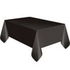 Way to Celebrate Plastic Tablecovers, Black, 2 Count