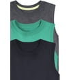 thumbnail image 2 of Fruit of the Loom Boys Sleeveless Muscle Shirts, 3 Pack, 2 of 4