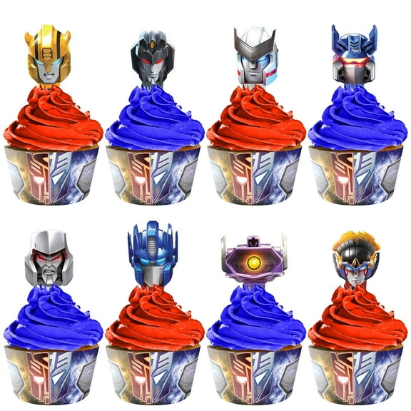 Transformers Cupcake Toppers & Transformers Cupcake Wrappers