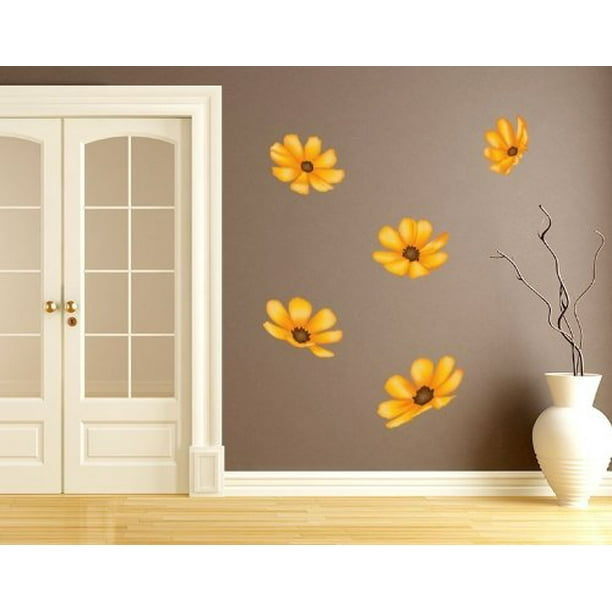 Sunflowers Wall Decal Wall Print Decal Sticker Mural Vinyl Art Home Decor Ds 1057 0 Multi 24in X 14in Walmart Com Walmart Com