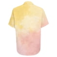 thumbnail image 5 of MEICHEN Womens Gradient Color T Shirts Summer Short Sleeve Loose Hide Belly Tops Casual V Neck Blouse Tees, 5 of 5