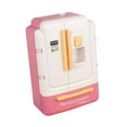 thumbnail image 3 of Juguete de simulación para niños, regalo de cumpleaños multifunción, juego de cocina portátil con luz, refrigerador de simulación para niños Rosa, 3 of 10