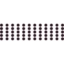 StickerTalk Brand [60x] 3/16 inch Black Camera Dots(R)