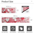 thumbnail image 2 of Pink Heart Gradient Kitchen Sink Splash Guard, Silicone Sink Faucet Mat Dry Out the Kitchen Bathroom, 2 of 7