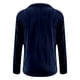 thumbnail image 4 of MHFRRA Blusa de Manga Larga con Cuello Alto para Mujer, Elegante y Ajustada. Azul, 4 of 4
