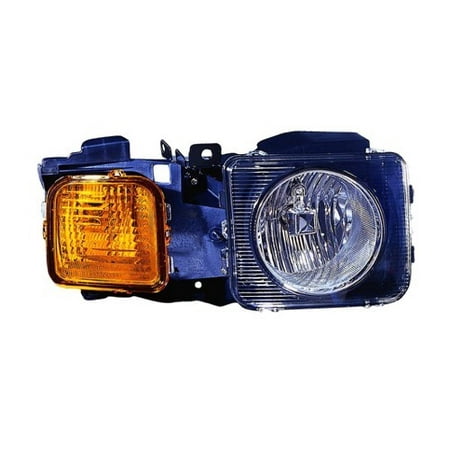 Hummer H3 Battery Cover Go-Parts OE Replacement for 2006 - 2010 Hummer H3 Front Headlight Assembly Housing / Lens / Cover - Right (Passenger) Side 15951164 HU2503100 Replacement For Hummer H3 ()