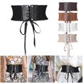thumbnail image 1 of Adjustable Elastic Extra Wide Corset Tie High Waist Slim Abdominal Belts, 1 of 1