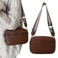 thumbnail image 2 of Mini Square Bags Wide Band Messenger Bag Versatile Crossbody Bag Shoulder Bag for Women Girl Casual Trendy Leather Ba, 2 of 4