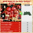 thumbnail image 3 of Lyacmy 46 Pcs Christmas Ball Ornaments Set, 3.15inches Red Gold Shatterproof Ball Hanging with Pre-Tied Strings for Christmas Tree Decorations, 3 of 9