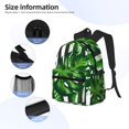 thumbnail image 3 of Fuzoiu Palm Greenery Print School Backpack for Teens,Large Bookbag,Lightweight Laptop Bag for Travel, Work, School & Outdoor Adventures, 3 of 6