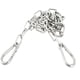 thumbnail image 3 of Cadena de eslabones largos de acero inoxidable 304 HQ SC01 para correa de perro, cadena de arrastre para mascotas, cadena para tender la ropa con dos ganchos a presión, 3 of 4