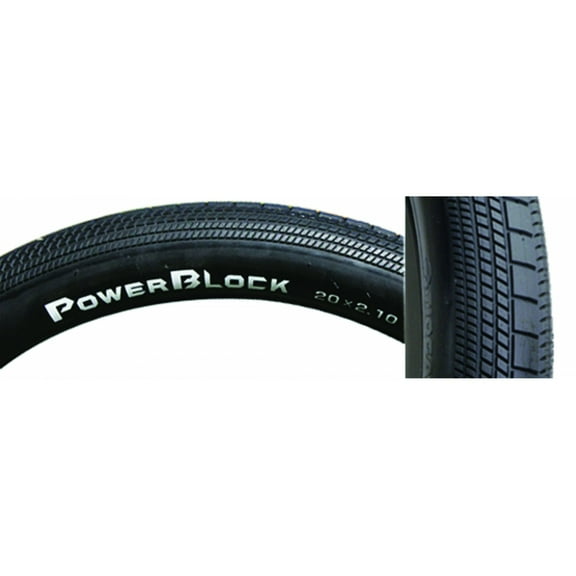 Tioga Powerblock S-Spec Tire - 20 x 1.75, Clincher, Folding, Black, 120tpi