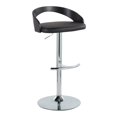 thumbnail image 4 of Grotto Adjustable Bar Stool, Chrome Bar Stools, Bar Chairs, Swivel Bar Stools, Bar Stools Set of 2, 4 of 6