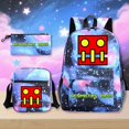 thumbnail image 5 of MVRLSH Clearance! Geometry Themed 3 Piece Backpack Set Large School Bag Lunch Tote And Pencil Case With Design Easy To Assemble Ideal For And Students, 5 of 5