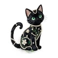 thumbnail image 2 of Black Cat Diamond Art Pearl Painting Kit 15X11X0.5 in Wall Art for Home Decor Cat Decor for Cat Lovers Diy Craft Kit for Living Room Wall Display, 2 of 6