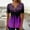 Purple, variant on Jacenvly Summer and Fall Tops for Women Crew Neck T Shirt Comfortable Misses Stylish Casual Printing Short Sleeve Loose Tee Peplum Tops Tunic Blouse