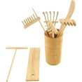 thumbnail image 2 of 7 Pcs Mini Râteaux de Jardin Zen, Ensemble de Râteaux de Jardin Zen, Outils et Accessoires de Jardin Zen pour Décoration de Jardin Cadeau Maison, 2 of 5