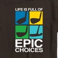 thumbnail image 2 of Instant Message - Life is Full of Epic Choice Golf  - Men's Short Sleeve Graphic T-shirt, 2 of 5