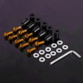 thumbnail image 3 of 10pcs 5mm/0.20in motocicleta parabrisas perno tornillo Kit (oro) Hugtrwg Para estrenar, 3 of 6