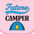 thumbnail image 4 of Inktastic Camping Future Camper Boys or Girls Baby Bib, 4 of 4
