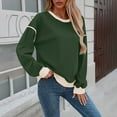 thumbnail image 7 of ABATAB Sweatshirts for Women Crewneck Long Sleeve Casual Pullover Shirts Tunic Lightweight Tops Fall Fashion Clothes, 7 of 7