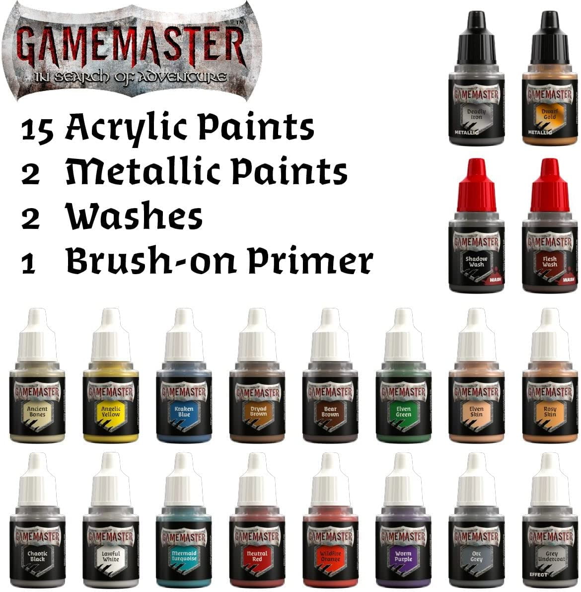 Paint: Army Painter - Gamemaster: Character Starter Paint Set - Tower of  Games