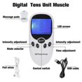 thumbnail image 3 of Pain therapy device, 2 channels TENS stimulation current device with 8 electrode pads, 3 of 5