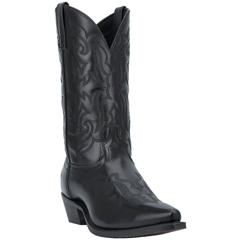 Laredo Mens Hawk Embroidered Snip Toe Cowboy Casual Mid Calf Boots Walmart