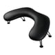 thumbnail image 4 of Almohada de mano para decoración de uñas, mesa para uñas con forma de U, soporte de mano antideslizante para decoración de uñas, herramienta de salón Negro, 4 of 9