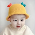 thumbnail image 2 of BAETEUY Baby Hat High Elastic Skin-friendly Cotton Toddler Cartoon Winter Warm Hat for Home, 2 of 8