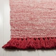 thumbnail image 3 of SAFAVIEH Montauk Justin Solid Braided Cotton Runner Rug, Red, 2'3" x 7', 3 of 5