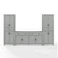 thumbnail image 6 of Crosley Furniture Tara 3-Piece Modern Farmhouse Sideboard Buffet Cabinet And Kitchen Storage Pantry Set, 6 of 15