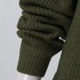 thumbnail image 4 of Vedolay Women's 2023 Sweaters Womens 2023 Fall Winter Oversized Knit Crewneck Long Sleeve Pullover Sweater,Army Green S, 4 of 5