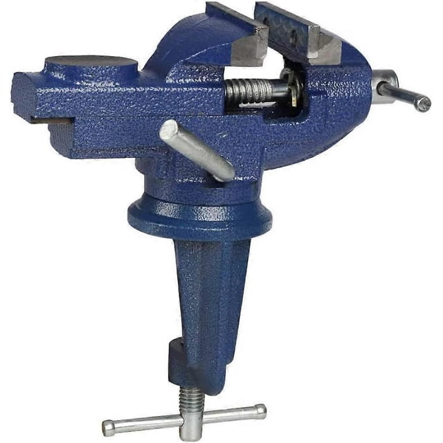 KAIYANG Mini tornillo de banco para herramientas de reparación de pasatiempos con abrazaderas de mesa pequeñas (2,5 pulgadas, hierro fundido)