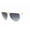 WHITE/GREY SHADED, variant on Grey Shaded Browline Unisex Sunglasses FLAGLAB 13 0VK6/9O 62