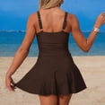 thumbnail image 5 of Antinious Women Solid High Waist Bikinis Set Soft Breathable Outdoor Beach Swim Wear, 5 of 5