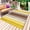 Yellow, variant on Blue Brown Outdoor Rug 4x6 Ft - Reversible Patio Rug Outdoor Camping Rugs, Farmhouse Wood Grain Vintage Vertical Striped Indoor Outdoor Area Rugs, Non-Slip Outdoor Carpet Runner for Deck/Porch