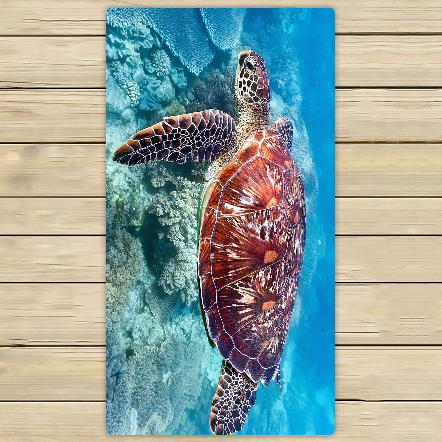 ZKGK Sea Turtle Painting Hand Towel Bath Towels Beach Towel For Home
