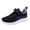B55-Black, variant on Hessimy Toddler & Big Kids Knit Cage Sneakers Kids Shoes Baby Shoes Light Up Flashing Sneaker Soft Mesh Lace Up Running Shoes Back To School Sport Shoes Outdoor (Black,3.5)