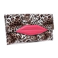 thumbnail image 2 of 2Chique Boutique Women's Kiss Mark Brown Clutch, 2 of 3