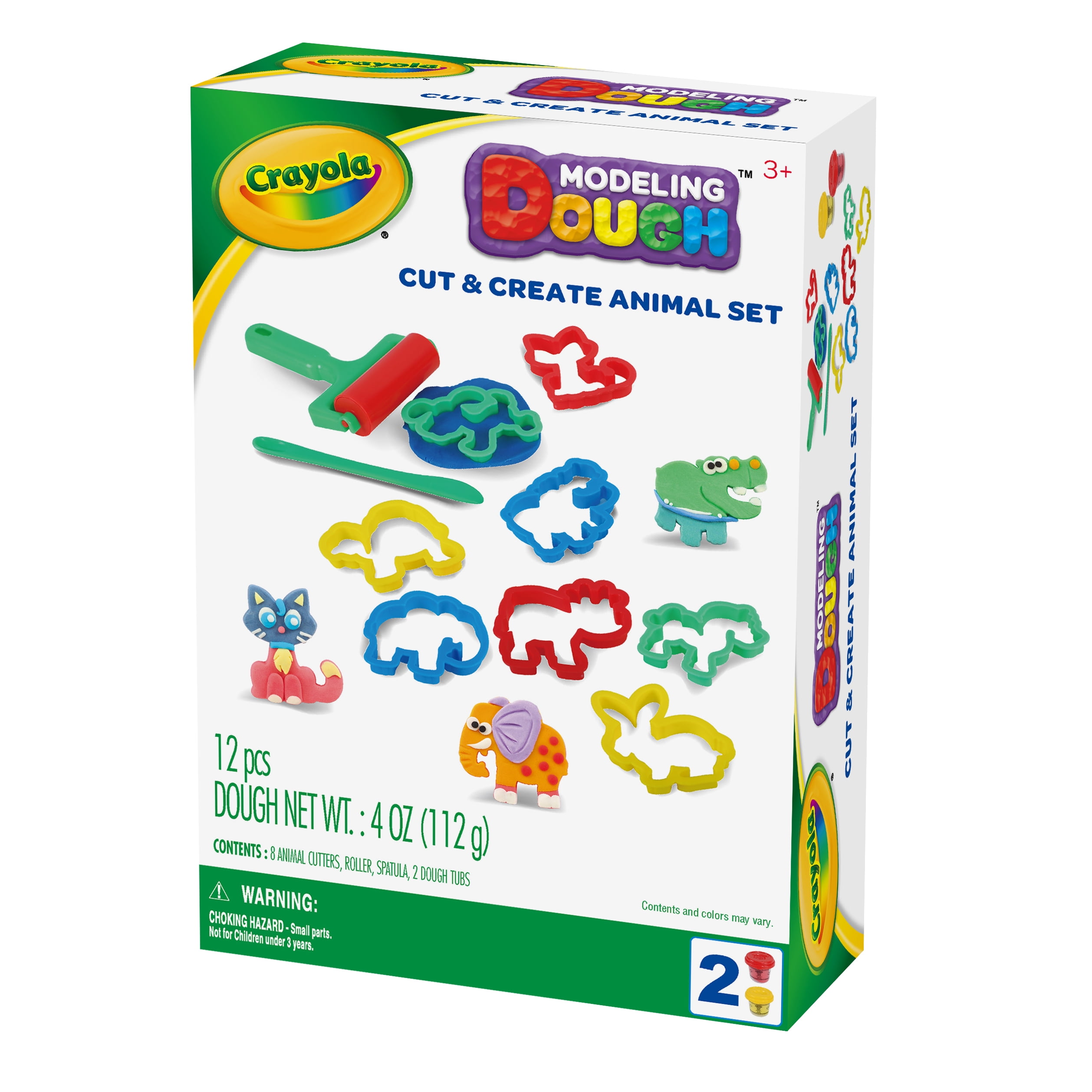 Crayola Cut & Create Animal Modeling Dough Kit